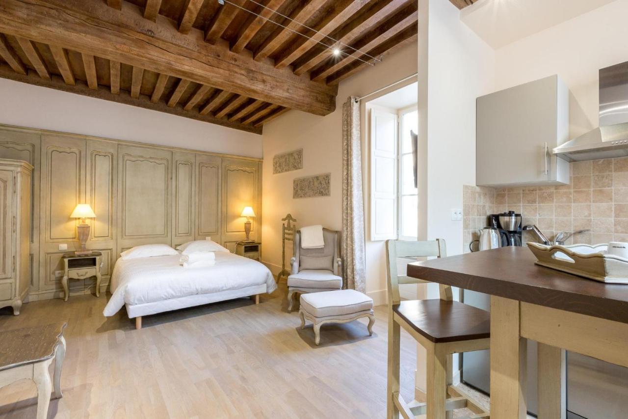 Le Cara - 4 Appartements Calmes Et Chics Au Coeur De Beaune Бон Экстерьер фото