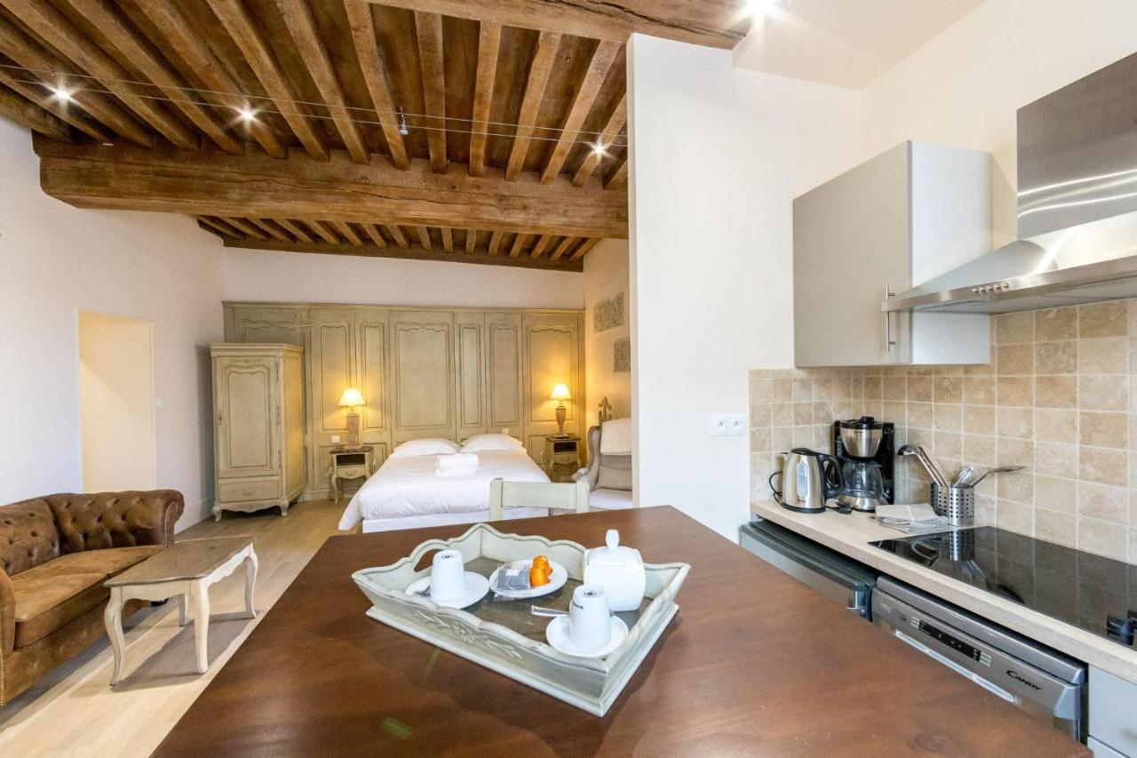 Le Cara - 4 Appartements Calmes Et Chics Au Coeur De Beaune Бон Экстерьер фото